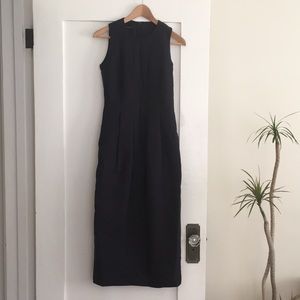 Structured Pleated Dress